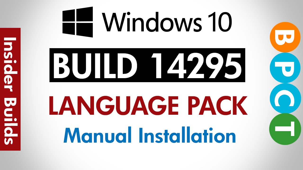 manually install language windows 10